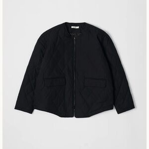 Vici Black Quilted Utility Jacket